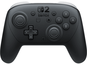 Mando Nintendo Switch 2 - Pro, Para 2, Bluetooth, Vibración HD Botón C para GameChat, Negro