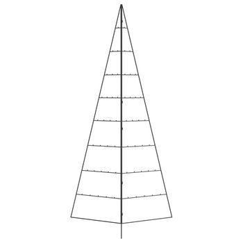 Árbol De Navidad Para Decoración Metal Negro 210 Cm Vidaxl