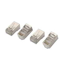 bolsa 10 conectores rj45 aisens 8 hilos cat6 awg24 a139-0298