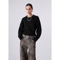 liu jo jersey punto en lana con lazo para mujer