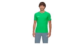 Camiseta de manga corta mammut aenergy fl green para hombre