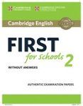 cambridge english first fce4s for schools 2 student s book without
