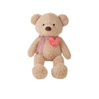 oso old corazon   95 cm 2 col- marron beig