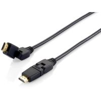 cable hdmi equip 119363 3m con conectores giratorios 4k ethernet arc