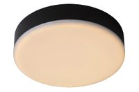 lampara de techo de aluminio con 1 led integrado negro