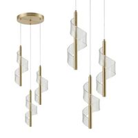 lampara toolight g178-3cp gold gold led