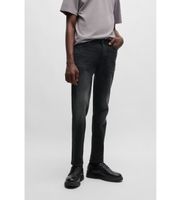 boss para hombre 50517492 jeans tapered fit en denim elastico negro intenso 3432 casual algodon organico sostenible