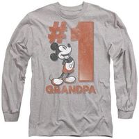 disney tops y camisetas number 1 grandpa para mujer