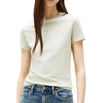 Tommy Hilfiger Camiseta Slim Linear DW0DW21164 para mujer