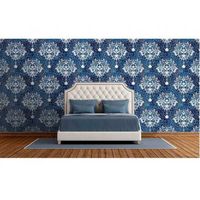 fotomural vinilo zen estilo floral marino 350 x 250 cm