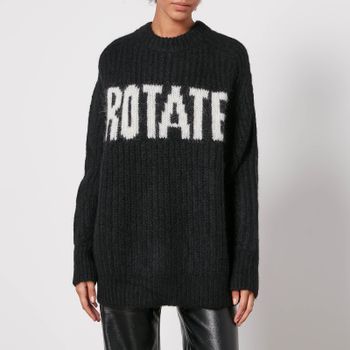 Rotate Birger Christensen Ribbed-Knit Oversized Jumper - DK 38/UK 10