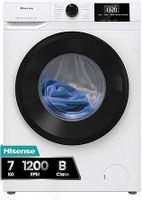 lavadora hisense wf1g7021bw 7kg carga frontal 1200rpm clase b blanca vapor 999