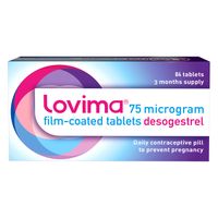 lovima contraceptive 75 microgram film-coated desogestrel