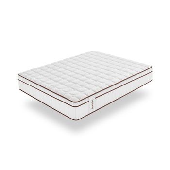 Colchón Hybrid Blanco 25 Cm - 140x190 Cm - Moonia