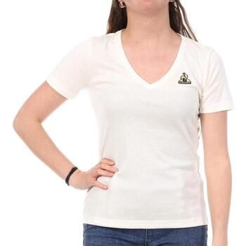 Le Coq Sportif Camiseta Coq Marshmallow para mujer