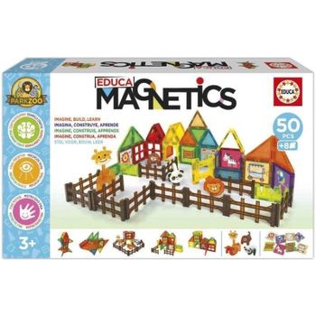 Educa Magnetics Park Zoo Set de construcción magnética 50 piezas