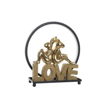 Decoracion Luminosa Resina 30x11x31,5 Love Conejit