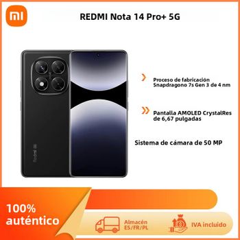 Redmi Note 14 Pro+ 5G Smartphone NFC Snapdragon 7s Gen 3 Cámara Trasera de 200 MP IP68