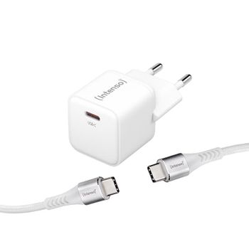 Cargador Intenso 7803042 Universal USB C 30W Carga Rápida Blanco 1,5 m