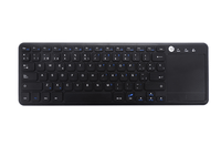 teclado inalambrico coolbox cooltouch negro  touchpad