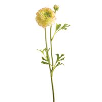 tallo de ranunculo artificial amarillo h36