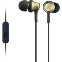 sony mdr-ex650apt headphones - black  gold black