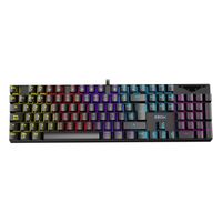 krom kasic- teclado gaming numerico mecanico rgb rainbow modo juego windows vista window 7810 usb negro
