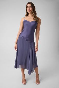 Vestido Midi Asimétrico De Marciano