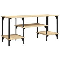 mueble de tv  mueble de salon  gabinete de tv madera contrachapada roble sonoma 102x35x455 cm