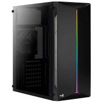 aerocool split usb 30 rgb con ventana negra