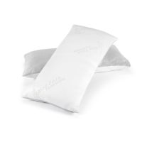 dormidan - almohada visco copos funda exterior con cremallera con cara de invierno aloe soja y cara de verano transpirable