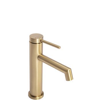 Grifo De Lavabo Rea Foss Gold Brush Low