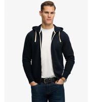 superdry para hombre m2014470a sudadera con capucha y cremallera monogram marino m casual algodon