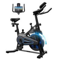 formill qk116c bicicleta estatica magnetica con volante de 4 kg ajustes de cinco niveles y carga maxima de 120 kg