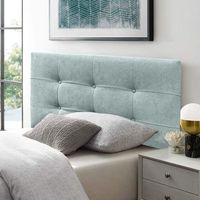 cabecero cama texas button deluxe tapizado tejido antimanchas verde 180x70cm