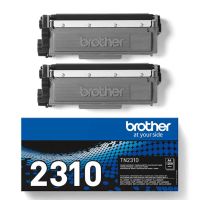original multipack brother hl-l2360dw printer toner cartridges 2 pack -tn2310