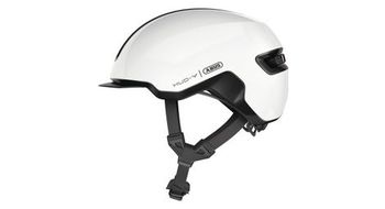 Casco abus hud y blanco brillante   blanco