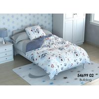 funda de  nordico infantil cama ninos 90 cm o 105cm max perritos divertidos  dos piezas