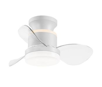 Ventilador de techo metal color blanco serie salento 50cm