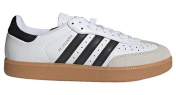 Zapatillas de ciclismo adidas velosamba leather blanco negro unisex