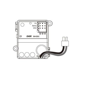 MJX M162 M163 Original Brushless 2 en 1 35A ESC Receptor Piezas para Coche RC E45R