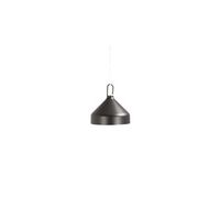 lampara colgante led recargable y regulable zafferano amelie negra