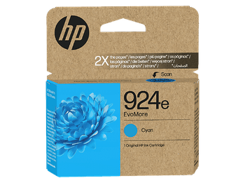 Cartucho de tinta - HP EvoMore 924e, 4K0U7NE, Cian