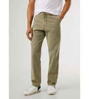 pepe jeans para hombre pm2100007 pantalon regular chino canvas verde 32 casual algodon