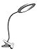 bel air home - lampara flexo led blanco nice 9w pinza - 3 temperaturas de luz 3000-4000-6500k - para escritorio estanteria o mueble - cable usb incluido blanco