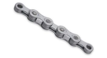 Cadena kmc e9 ept 136 eslabones para bicicletas electricas dark silver