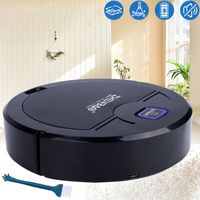 robot aspirador inteligente 3 en 1 robot aspirador con carga usb maquina de barrido automatica para hogares y apartamentos para alfombras pisos y marmol negro