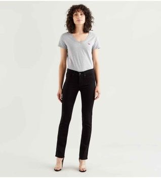 Levi's para mujer. 19627-0000 Jeans Ceñido Moldeador 312 negro (27/32), Casual, Algodón, Denim