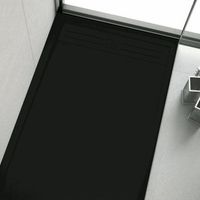 plato de ducha resina elite negro  90x180cm rejilla color