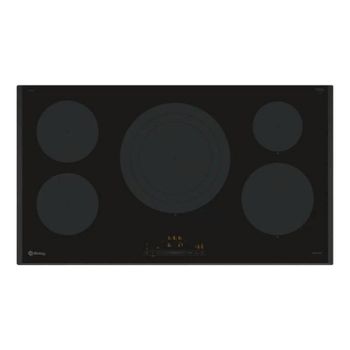 Placa de inducción 5 zonas Balay 3EB997LH 90cm, 11100W, control táctil, Home Connect, zona gigante 32cm, vidrio cerámico, negro